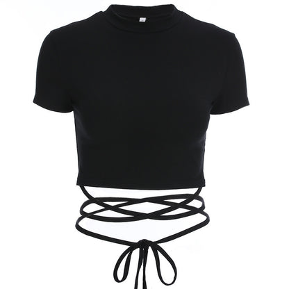 Women's Tie-Strap Crop Top