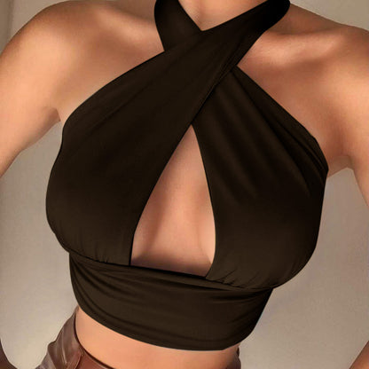 Women's Cross-Pleated Top