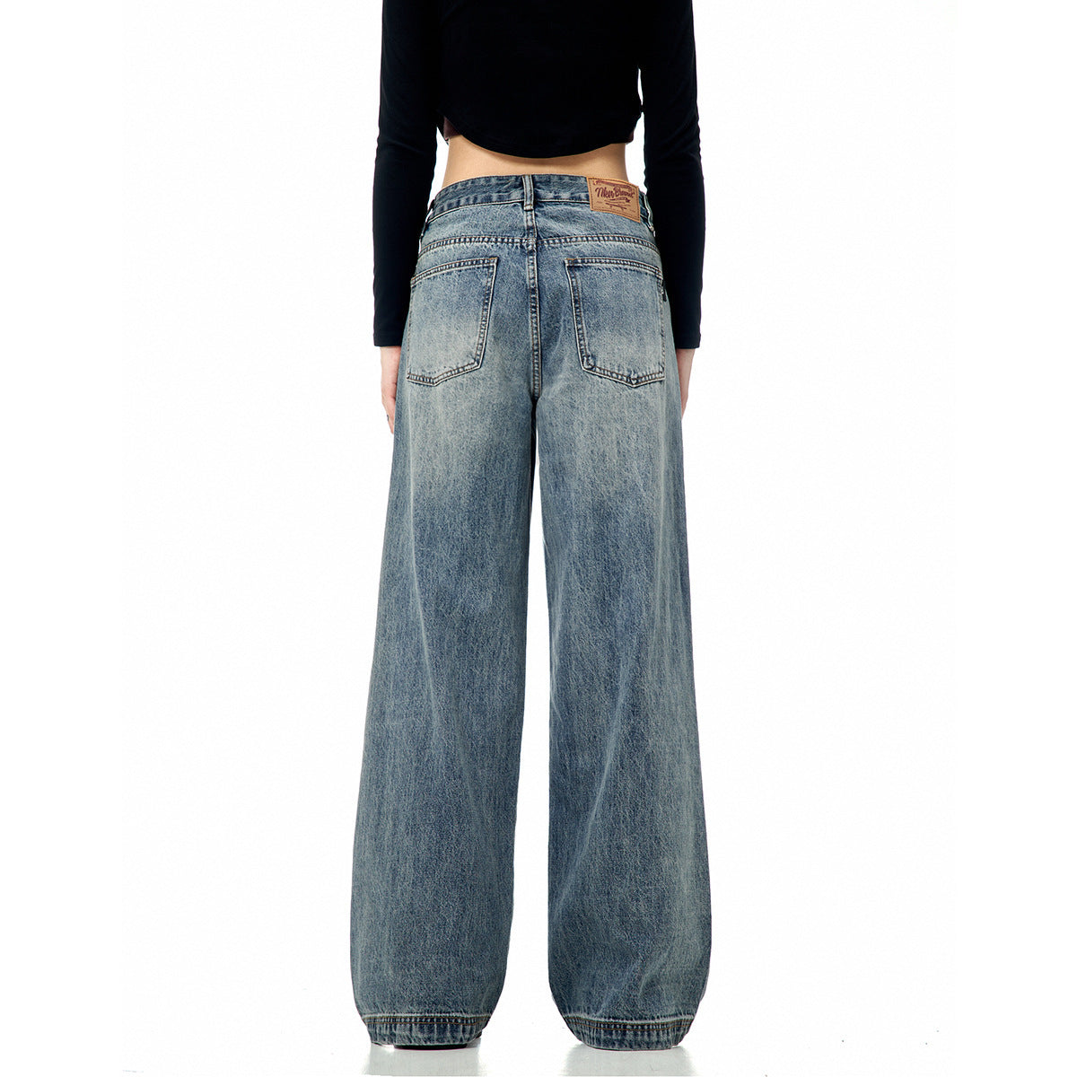 Women's Blue Washed Jeans